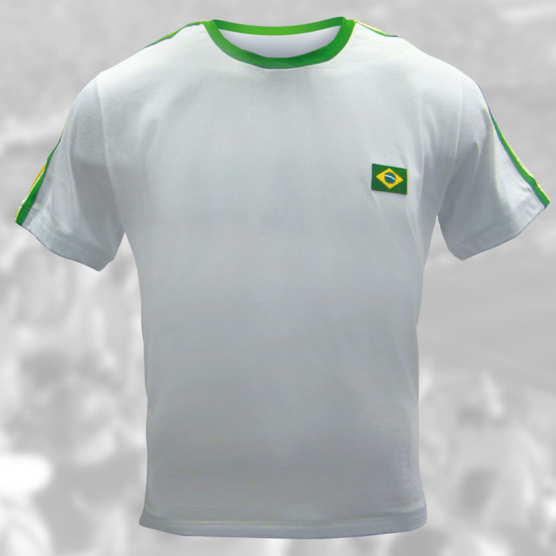 T-shirt Roblox Brasil Branco  Camisas de times brasileiros